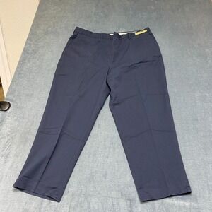 Cintas ComfortFlex Chino Pants Men 40 Blue Mid Rise Straight Leg Classic Outdoor